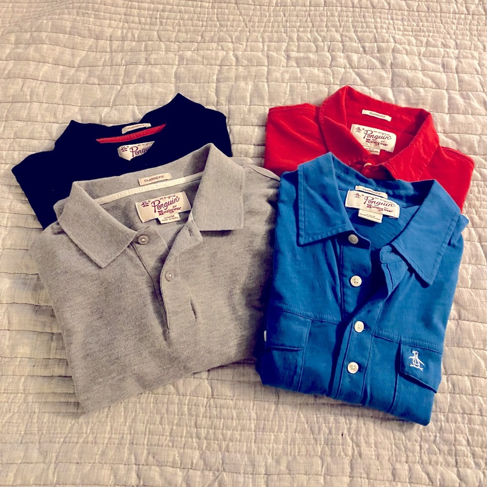 Penguin polos - batch of 4.